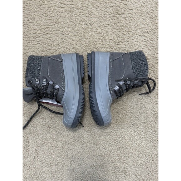 Canada WeatherGear Little Girls Boots Carmen Style In Gray US Size 12M - Picture 8 of 10